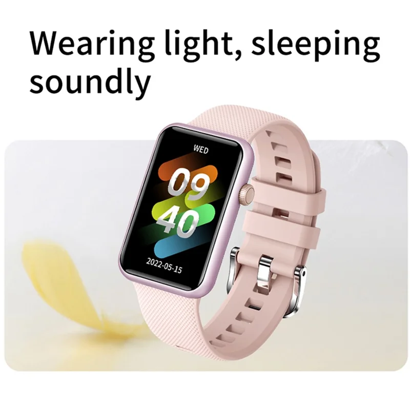 ЧасыHT5pro 1,57-дюймовый HD Full Touch Screen Smart Watch Aluminum Alloy Case Bluetooth Talking Electric Bracelet - Розовый