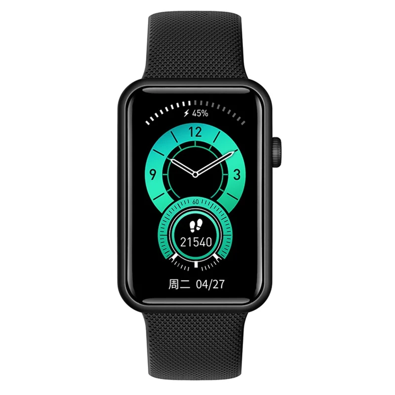 HT5pro 1.57" Ecrã Tátil Completo HD Relógio Inteligente Caixa em Liga de Alumínio Bracelete Elétrico Falante Bluetooth - Preto