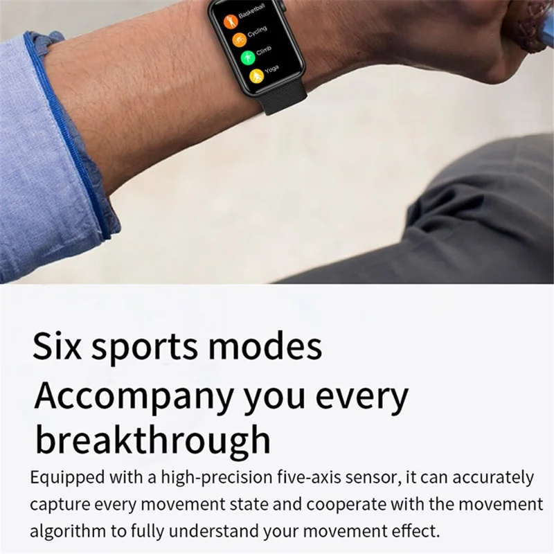 HT5pro 1.57" Ecrã Tátil Completo HD Relógio Inteligente Caixa em Liga de Alumínio Bracelete Elétrico Falante Bluetooth - Preto