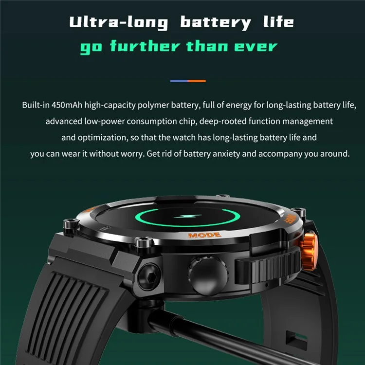 HT17 Smart Watch 1.46 "hd -экрана - Апельсин