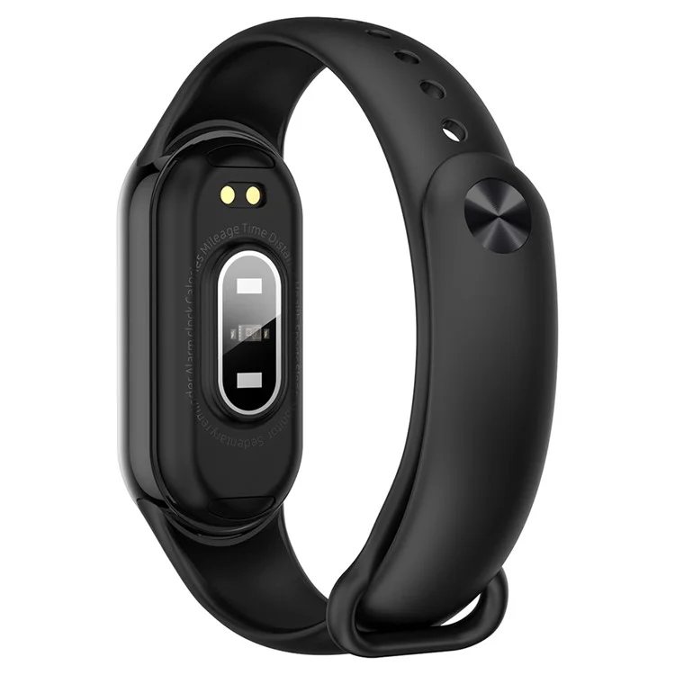 M8 1,14'' Smart Watch Fitness Aktivitätsmonitor Uhr Herzfrequenz, Blutdruck, Blutzucker, Schlafüberwachung - Schwarz
