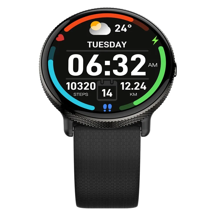 S61 Schermo AMOLED da 1,43 Pollici Donne Smart Watch Monitoraggio Della Frequenza Cardiaca Bluetooth Chiamata Bracciale Intelligente Impermeabile - Nero