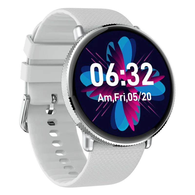 S61 1.43-inch AMOLED Screen Women Smart Watch Heart Rate Monitoring Bluetooth-compatible Calling Waterproof Smart Bracelet - Silver