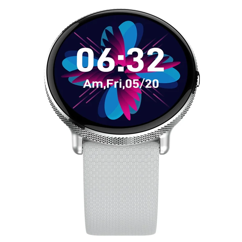 S61 1.43-inch AMOLED Screen Women Smart Watch Heart Rate Monitoring Bluetooth-compatible Calling Waterproof Smart Bracelet - Silver