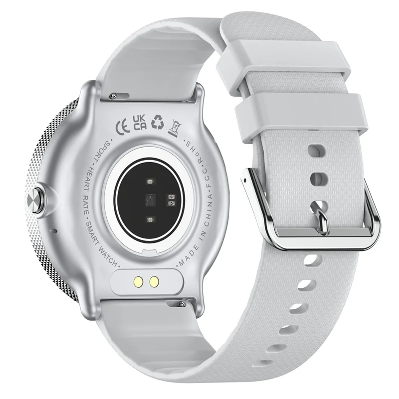 S61 1.43-inch AMOLED Screen Women Smart Watch Heart Rate Monitoring Bluetooth-compatible Calling Waterproof Smart Bracelet - Silver
