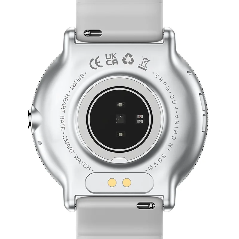 S61 1.43-inch AMOLED Screen Women Smart Watch Heart Rate Monitoring Bluetooth-compatible Calling Waterproof Smart Bracelet - Silver