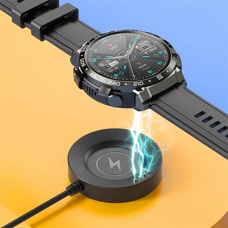 M68PLUS 3-em-1 Headset Smart Watch 1,52 polegadas Tela TFT HD Redonda Pulseira Esportiva Suporte Dupla Chamada, Música Local
