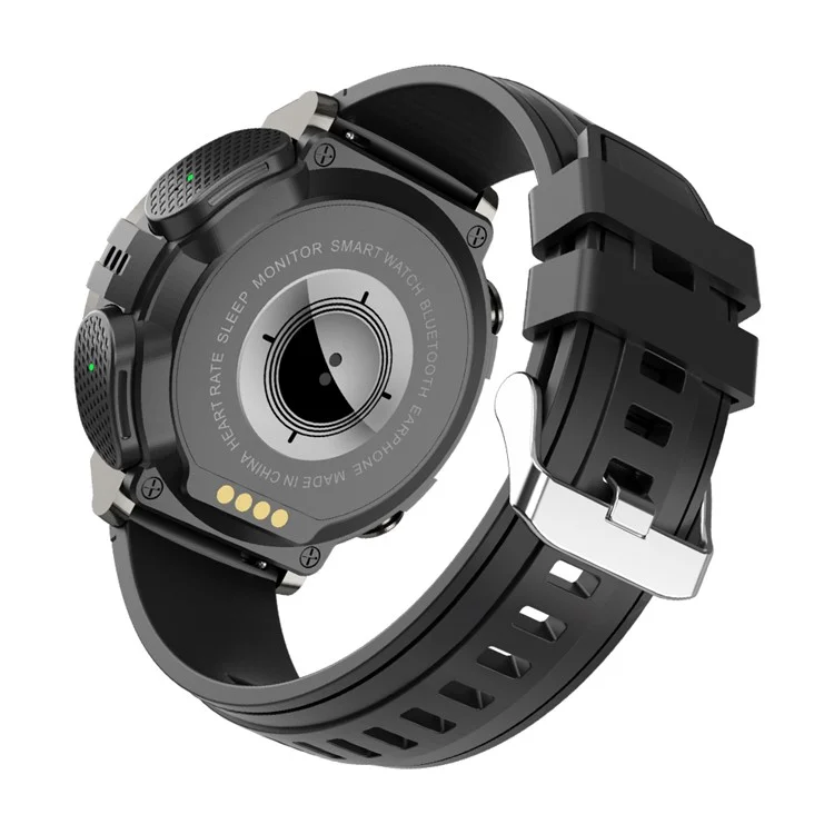 M68PLUS 3-em-1 Headset Smart Watch 1,52 polegadas Tela TFT HD Redonda Pulseira Esportiva Suporte Dupla Chamada, Música Local