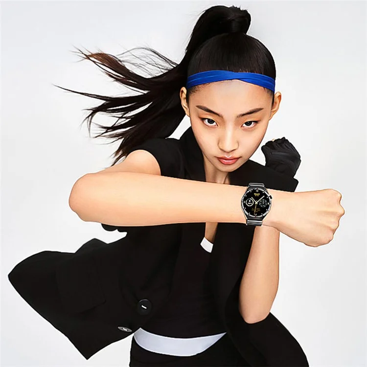 REMAX Watch9 Smartwatch mit Multifunktions-Gesundheitsüberwachung und Sportarmband mit drahtlosen Sprachgesprächen - Metallarmband