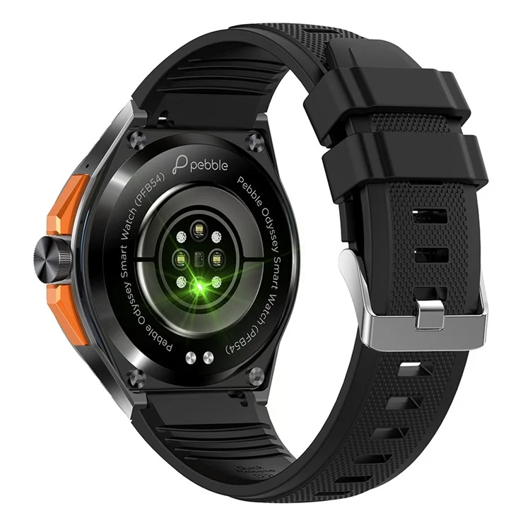 HT8 1,46 Zoll Health Monitoring Smart Watch mit Encoder Bluetooth Call IP67 Wasserdicht Smartwatch - Schwarz