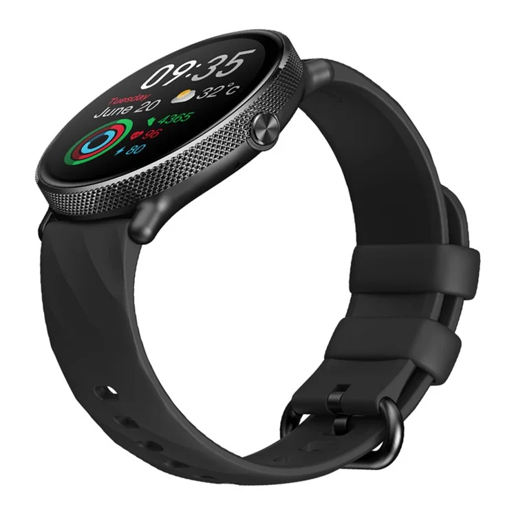 ZEBLAZE GTR 3 Pro 1.43" AMOLED-Display Bluetooth-Sprachsmart-Watch Mit Multi-Sport-Modus Fitness-Watch - Schwarz