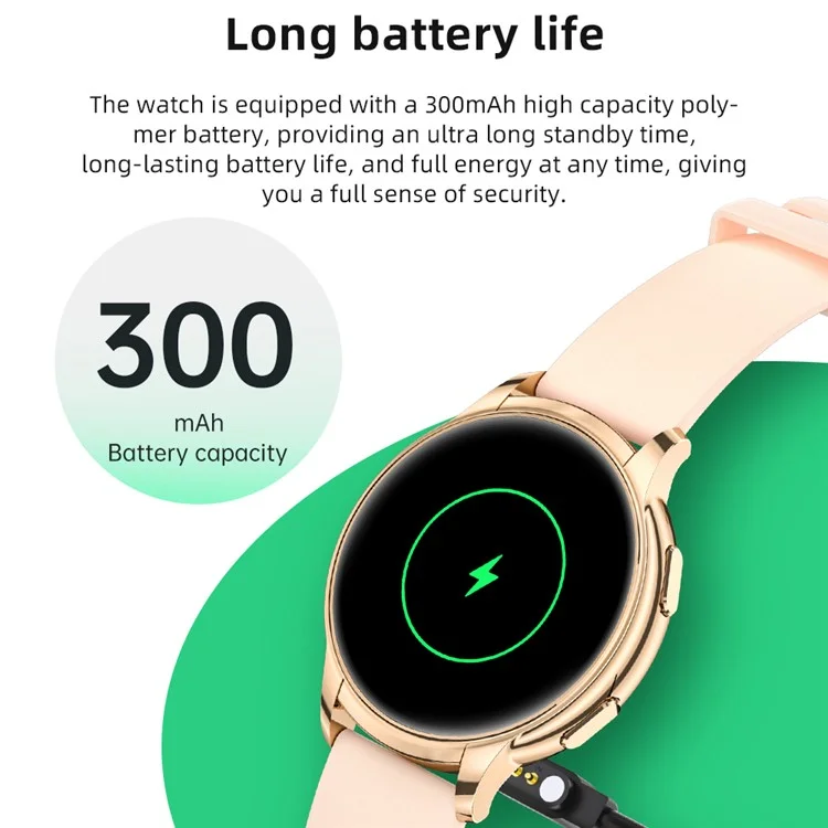 P2 Super Women Fitness Tracker Tracker Monitor Smoning Smart Watch с Bluetooth Call - Черный