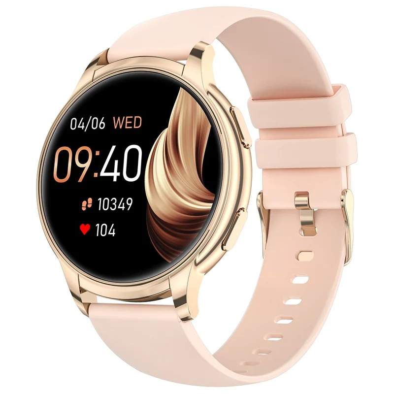 P2 Super Women Fitness Tracker Heart Rate Monitor Pedometer Smart Watch with Bluetooth-compatible Call - Pink