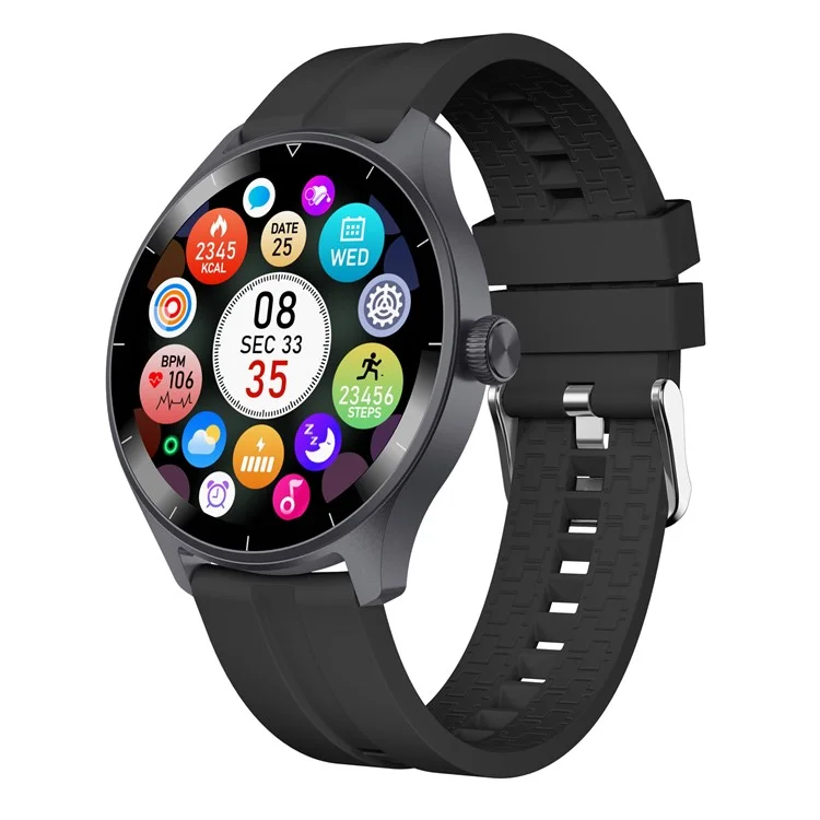 Bulk Purchasing R21 1.45'' TFT Touch Screen Smart Watch 100+ Sport Activity Fitness Tracker Bluetooth-compatible Answer Calls - Tarnish