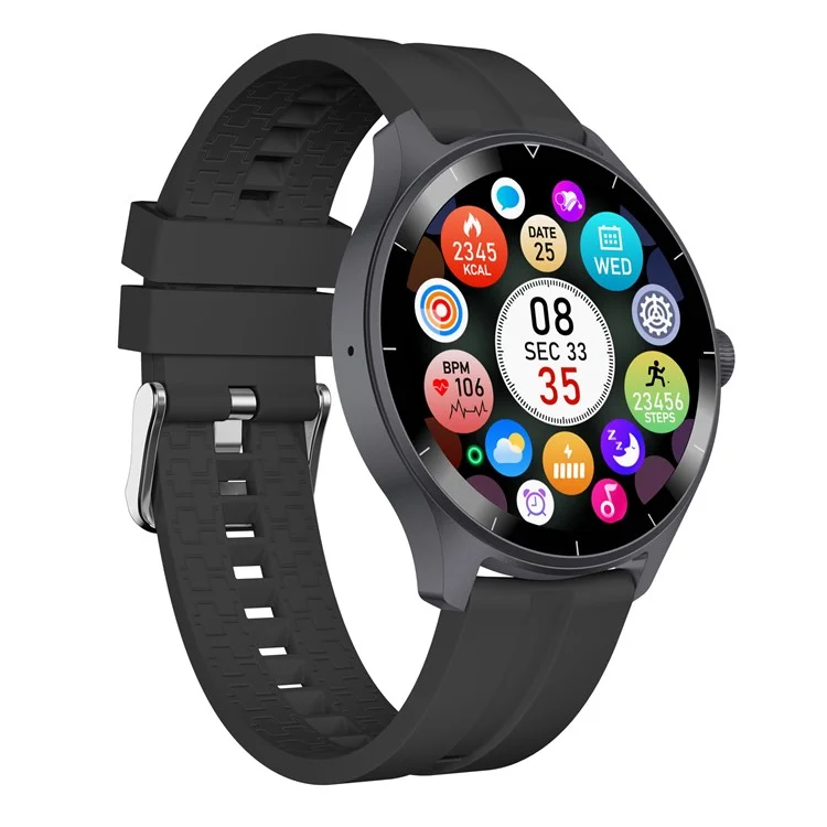 Bulk Purchasing R21 1.45'' TFT Touch Screen Smart Watch 100+ Sport Activity Fitness Tracker Bluetooth-compatible Answer Calls - Tarnish