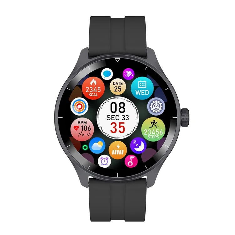 Bulk Purchasing R21 1.45'' TFT Touch Screen Smart Watch 100+ Sport Activity Fitness Tracker Bluetooth-compatible Answer Calls - Tarnish