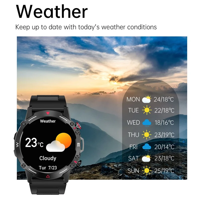 HK87 Smart Watch Support Bluetooth-compatible Call 1.43-Inch AMOLED Screen Intelligent Sleeping Status Monitor Watch - Silver