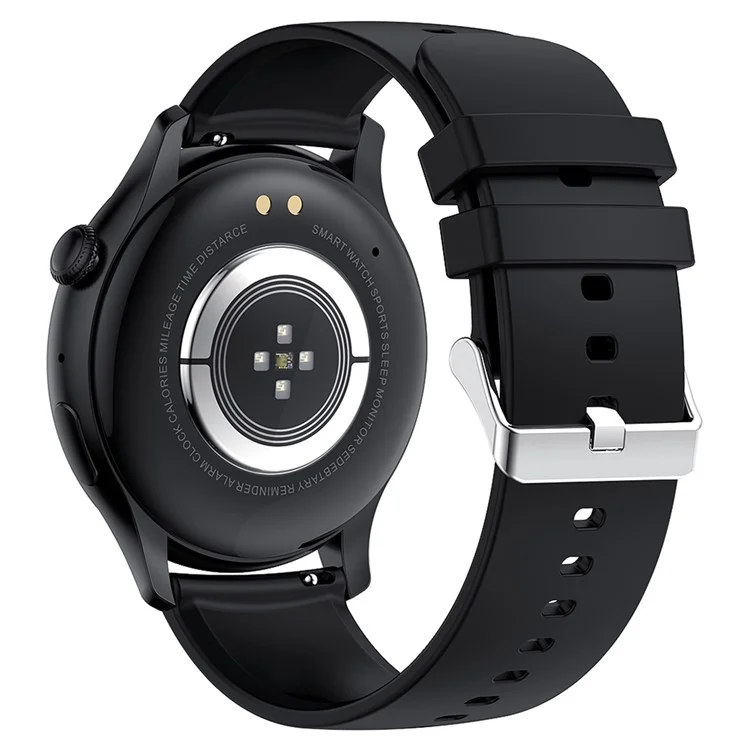HK85 1.43-inch AMOLED Screen Smart Watch Heart Rate Monitoring Bluetooth-compatible Calling Sports Watch - Black