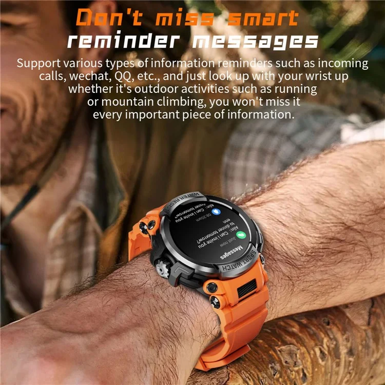 Relógio Inteligente à Prova d'Água IP68 T90 Rastreador de Fitness com Bluetooth Call Sports Watch Monitor de Frequência Cardíaca/Sono - Preto