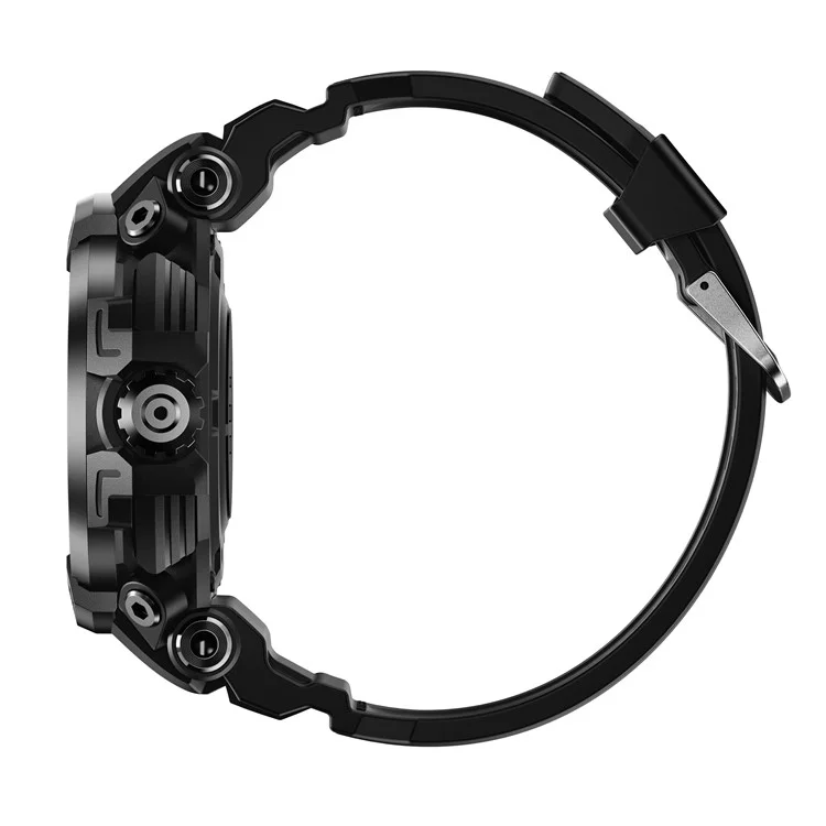 Relógio Inteligente à Prova d'Água IP68 T90 Rastreador de Fitness com Bluetooth Call Sports Watch Monitor de Frequência Cardíaca/Sono - Preto