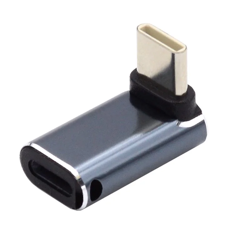 U2-058-LT018 Up Down Angled Design USB-C Male to 8Pin Female Converter Adapter Support 480Mbps Data Transfer