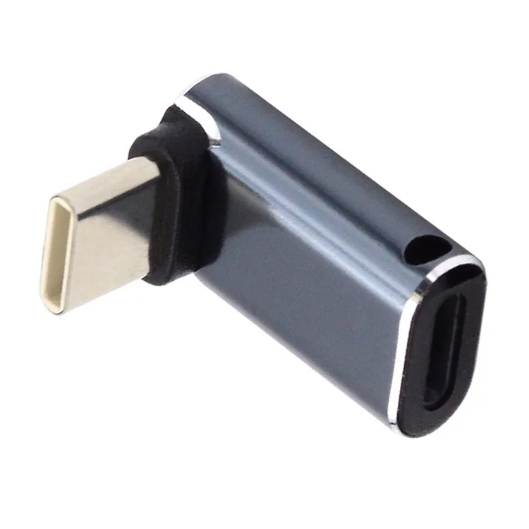 U2-058-LT018 Up Down Angled Design USB-C Male to 8Pin Female Converter Adapter Support 480Mbps Data Transfer