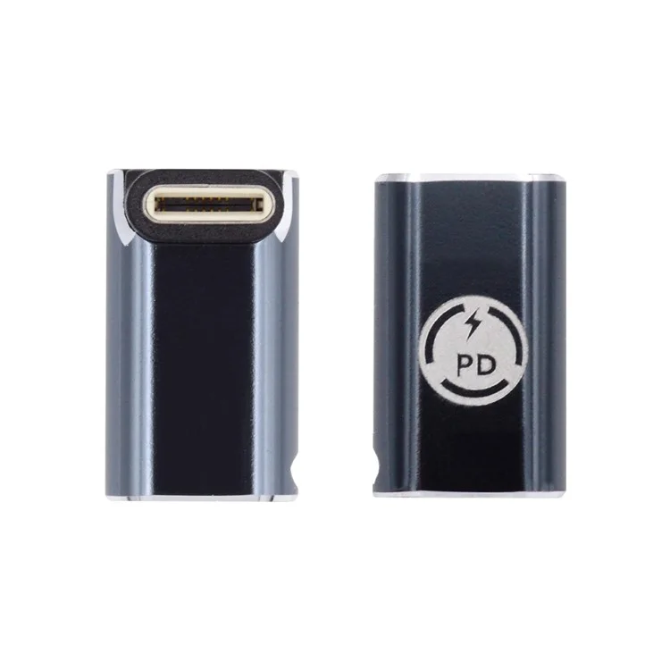 U2-058-LT018 Up Down Angled Design USB-C Male to 8Pin Female Converter Adapter Support 480Mbps Data Transfer