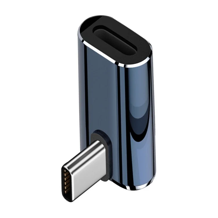 U2-058-LT016 USB-C Male to 8Pin Female 27W Power Adapter Angled Metal Connector