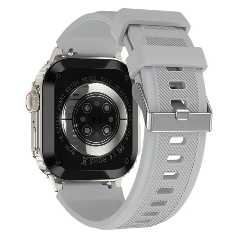 DK66 1.95-inch Multiple Sport Modes Smart Watch Bluetooth-compatible Call Fitness Bracelet - Grey