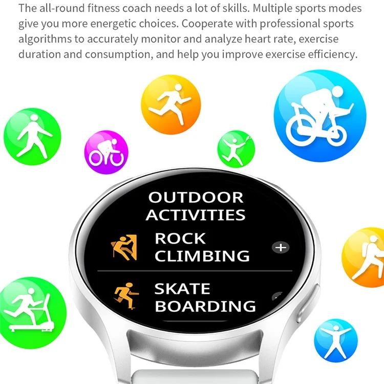LX01 1,39 Zoll Smart Watch Bluetooth Anruf IP67 Wasserdicht Sportuhr Fitness Armband mit Gesundheitsüberwachung - Schwarz