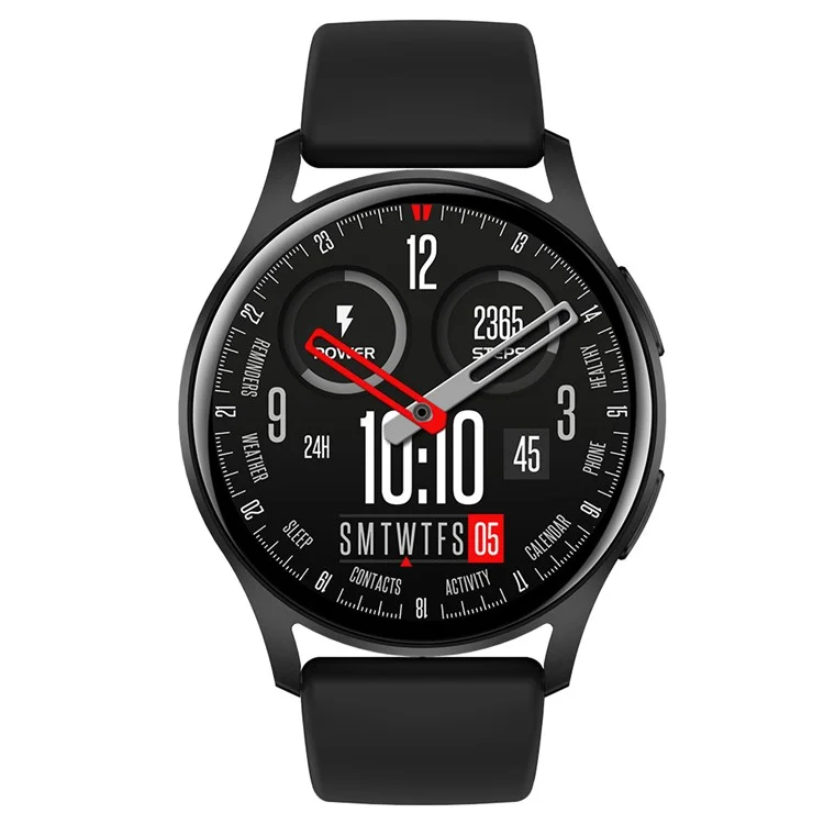 LX01 1,39 Zoll Smart Watch Bluetooth Anruf IP67 Wasserdicht Sportuhr Fitness Armband mit Gesundheitsüberwachung - Schwarz