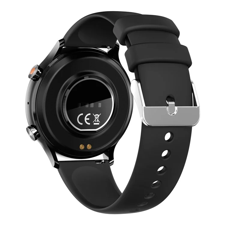 MX40 1.39 "bluetooth Smart Watch With Women Cycle, Frecuencia Cardíaca, Monitoreo de Presión Arterial Multi-Sport Smart Bracelet - Negro / Negro