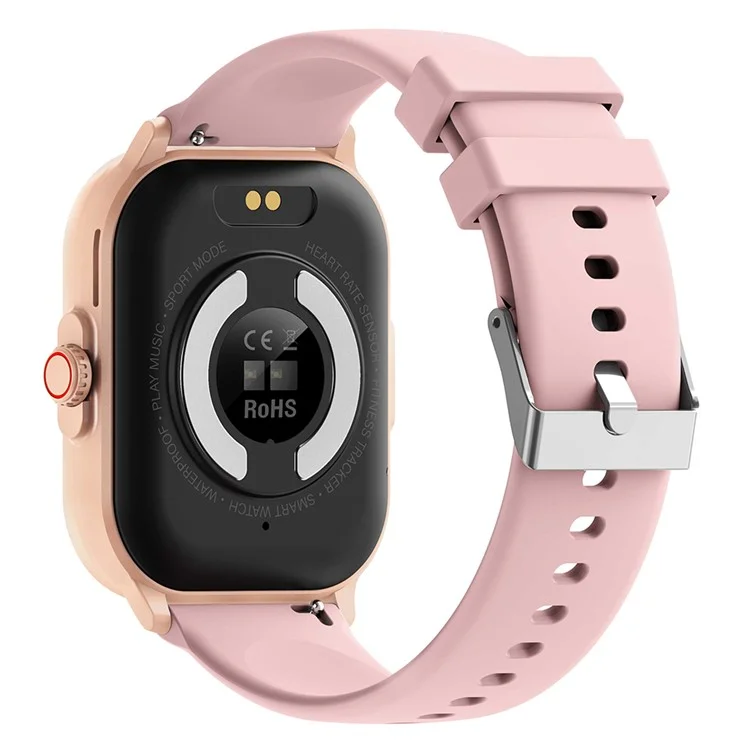 E00 2.01" Smart Watch Activity Tracker with Heart Rate Sleep Monitor for Health Fitness - Rose Gold
