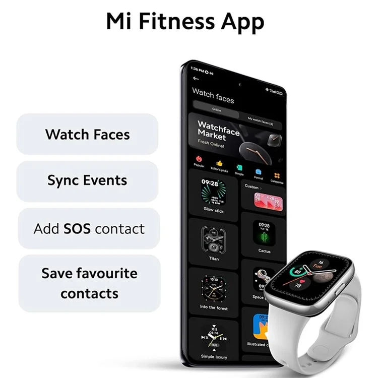 XIAOMI Redmi Smart Watch 3 Active Глобальная версия Дисплей 1,83 дюйма Умные часы Фитнес-трекер со 100 спортивными режимами - серый