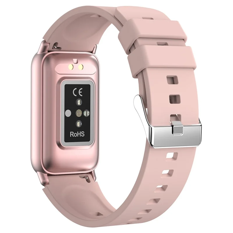 TK72 1.47" Smart Band Multi-Mode Sports Bracelet with Heart Rate Body Temperature Blood Oxygen Monitoring, DeepFit - Pink