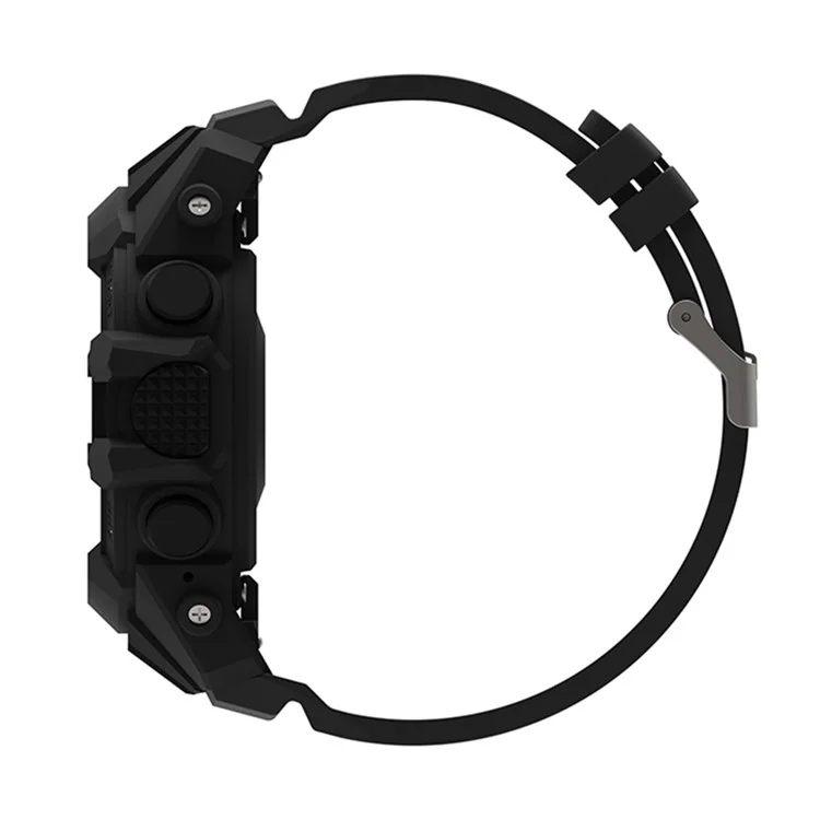 MT17S 1,6 Pouce HD Écran Intelligent Smart Watch Bluetooth Talk Outdoor Sports Bracelet Avec Boussole - Noir