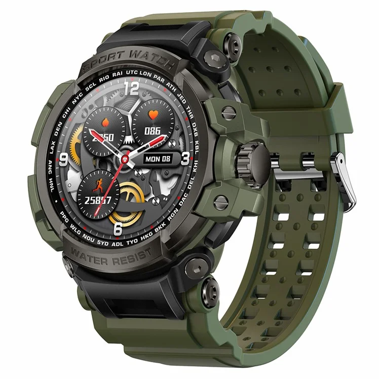 M16 1,39 Pouce Moniteur de Santé Tracker de Fitness IP68 IP68 Smart Smart Watch Smart - Vert