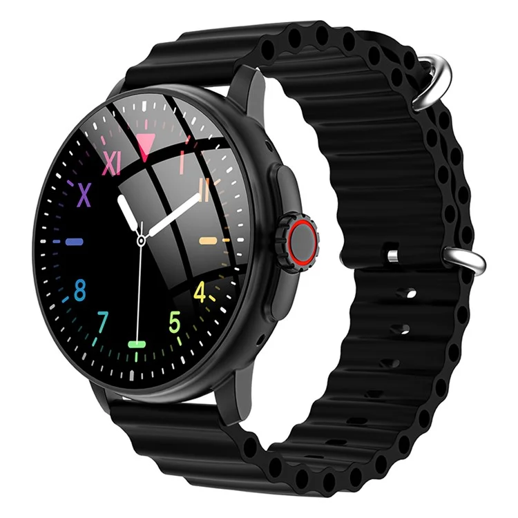 Bulk Purchasing S62 1.39-inch Round IPS Color Screen Smart Watch Bluetooth-compatible Call NFC Fitness Watch with AI Voice Assistant - Black