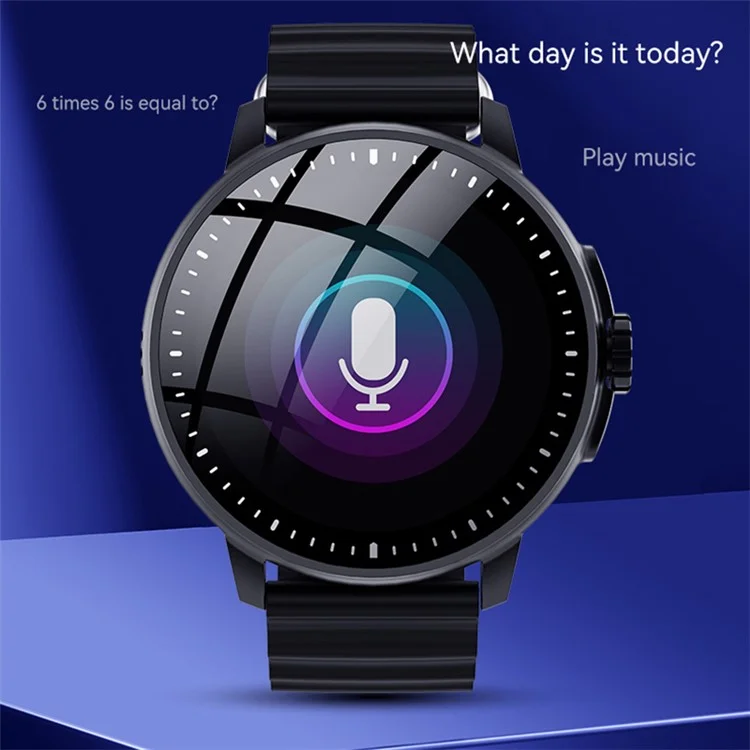 Bulk Purchasing S62 1.39-inch Round IPS Color Screen Smart Watch Bluetooth-compatible Call NFC Fitness Watch with AI Voice Assistant - Black