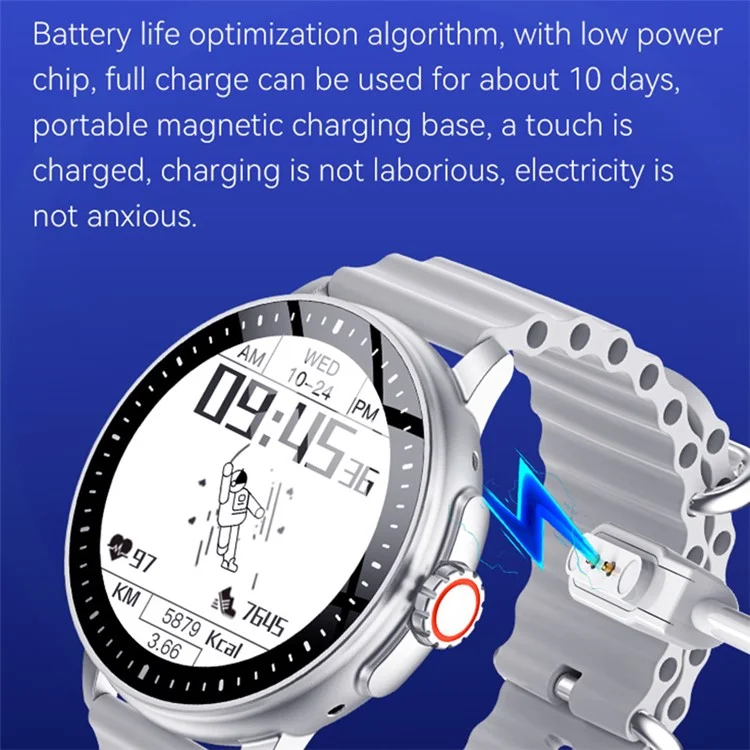 Bulk Purchasing S62 1.39-inch Round IPS Color Screen Smart Watch Bluetooth-compatible Call NFC Fitness Watch with AI Voice Assistant - Black