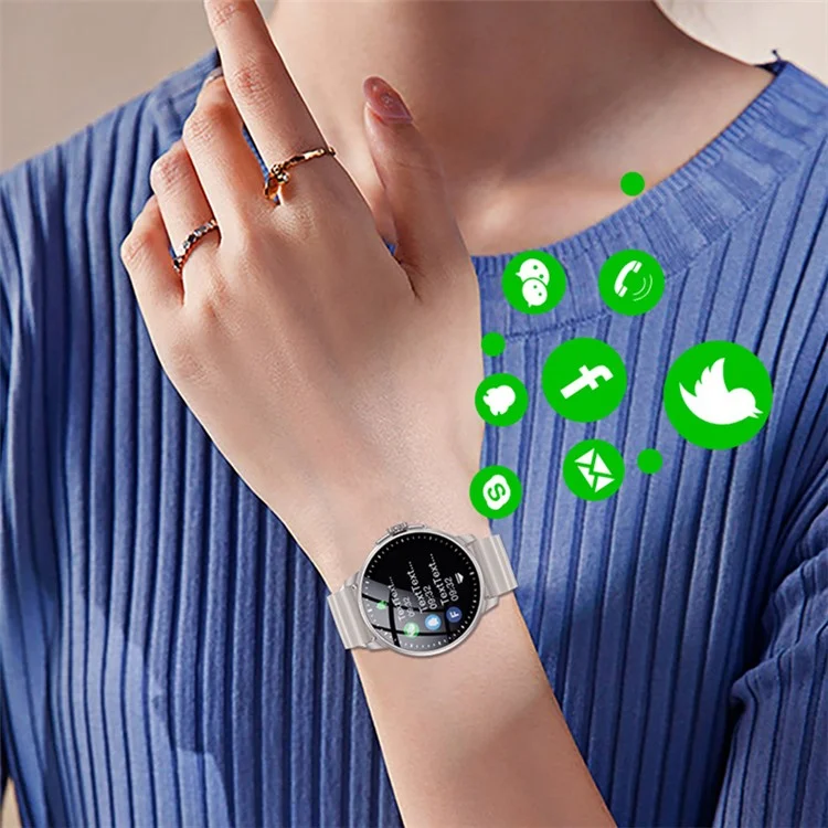 Bulk Purchasing S62 1.39-inch Round IPS Color Screen Smart Watch Bluetooth-compatible Call NFC Fitness Watch with AI Voice Assistant - Black