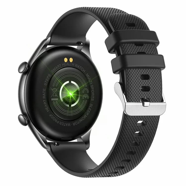 KT60 1.39-inch Fitness Tracker Bluetooth-compatible Call Voice Assistant Waterproof Smart Bracelet - Black