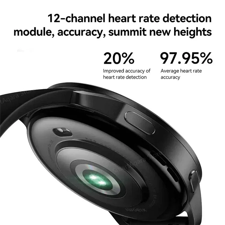 XIAOMI Watch S3 M2313W1 Montre Connectée avec Écran de 1,43 Pouces, Appels Bluetooth, 5ATM Étanche, Bracelet Sport, Édition Standard (Sans eSIM) - Gris