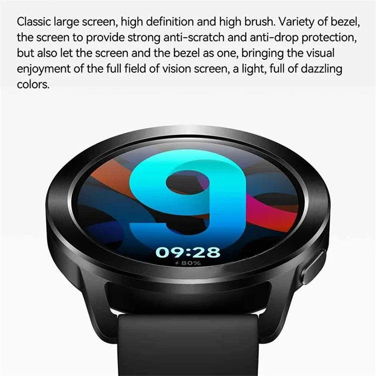 XIAOMI Watch S3 M2313W1 Montre Connectée avec Écran de 1,43 Pouces, Appels Bluetooth, 5ATM Étanche, Bracelet Sport, Édition Standard (Sans eSIM) - Gris