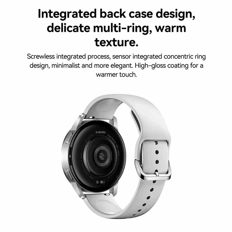 XIAOMI Watch S3 M2313W1 Montre Connectée avec Écran de 1,43 Pouces, Appels Bluetooth, 5ATM Étanche, Bracelet Sport, Édition Standard (Sans eSIM) - Gris