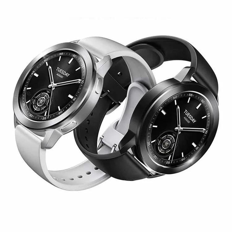 XIAOMI Watch S3 M2313W1 Montre Connectée avec Écran de 1,43 Pouces, Appels Bluetooth, 5ATM Étanche, Bracelet Sport, Édition Standard (Sans eSIM) - Gris