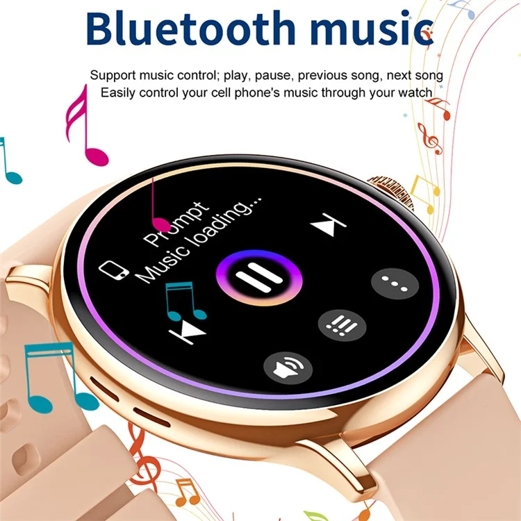 CY500 1,43 Pouce Écran AMOLED NFC Smart Watch Bluetooth Call Electric Bracelet Avec Mode Multi-sports - Noir