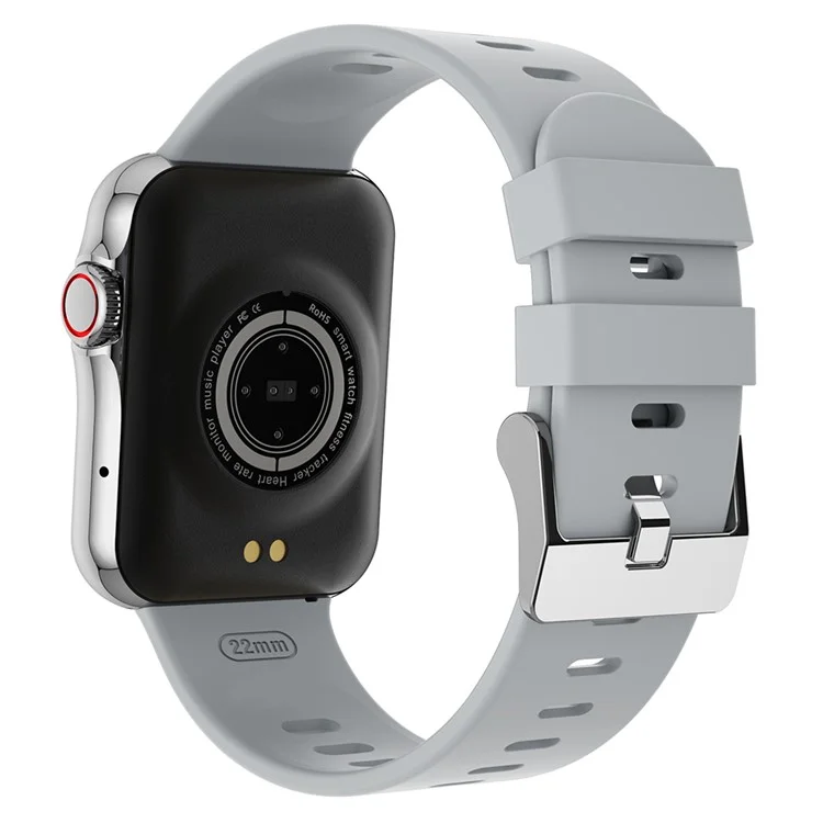 D07 1.7" Screen Women Smart Bracelet NFC Bluetooth-compatible Call Smart Watch Support Split Screen, Password Protection - Silver