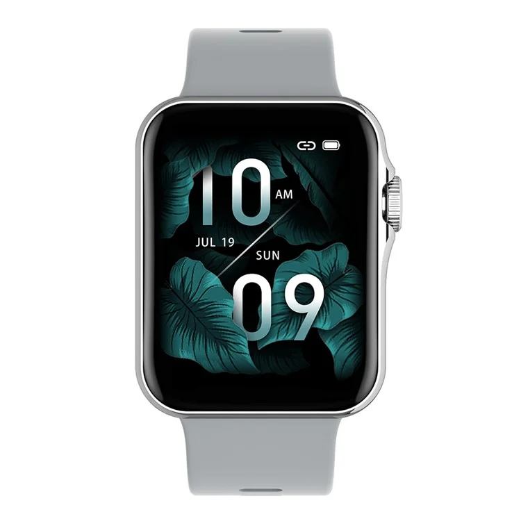 D07 1.7" Screen Women Smart Bracelet NFC Bluetooth-compatible Call Smart Watch Support Split Screen, Password Protection - Silver