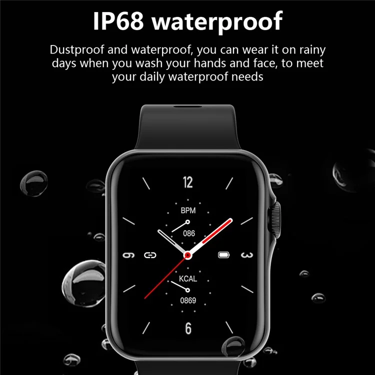 D07 1.7" Screen Women Smart Bracelet NFC Bluetooth-compatible Call Smart Watch Support Split Screen, Password Protection - Silver